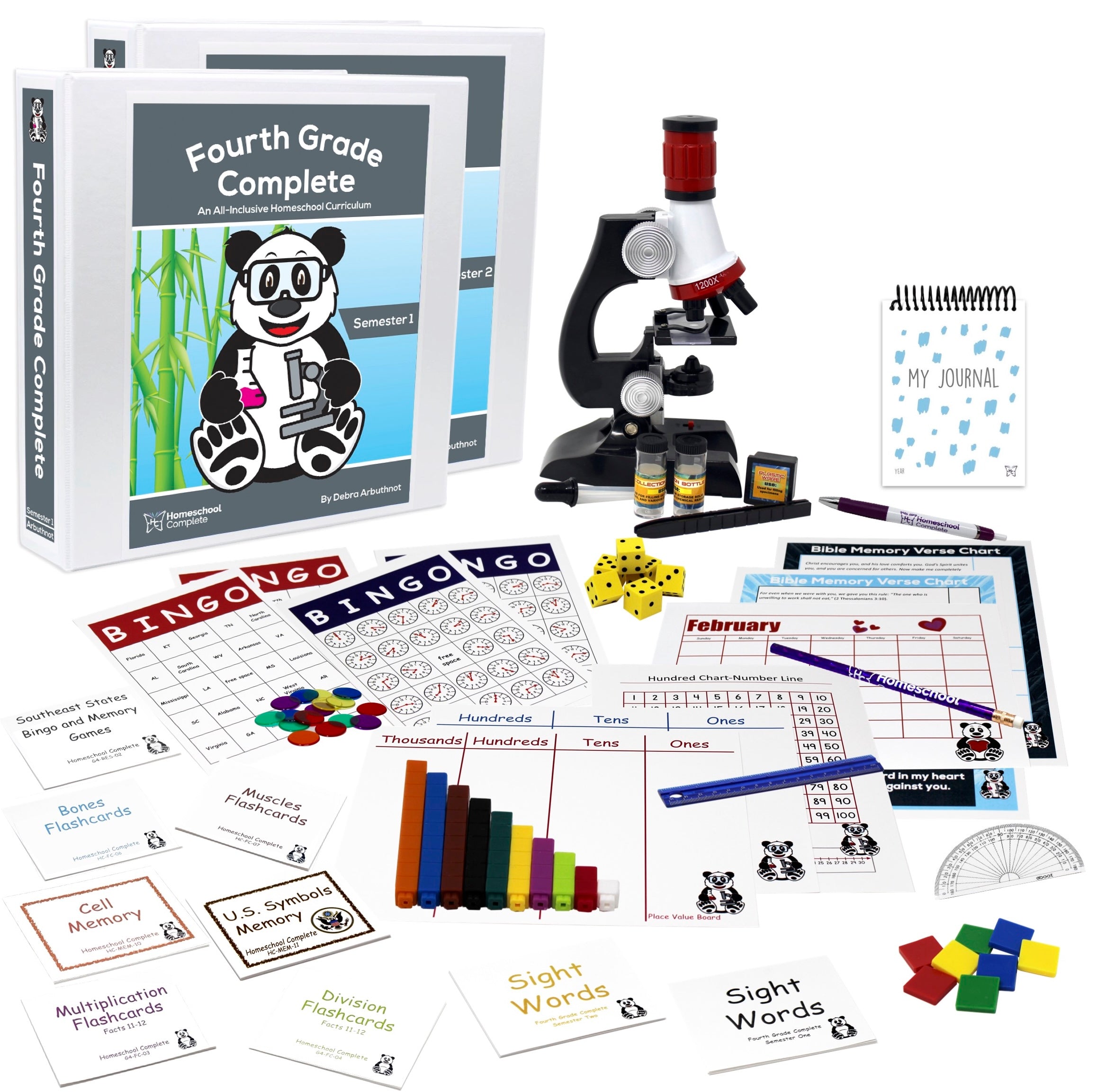 Fourth Grade Complete Deluxe Bundle (Faith-Based)